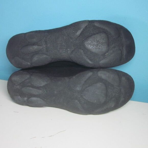 Zante Womens Size 7.5 / 38 EU Flats Black Suede Made in Italy Non-Slip Sole - Picture 10 of 11